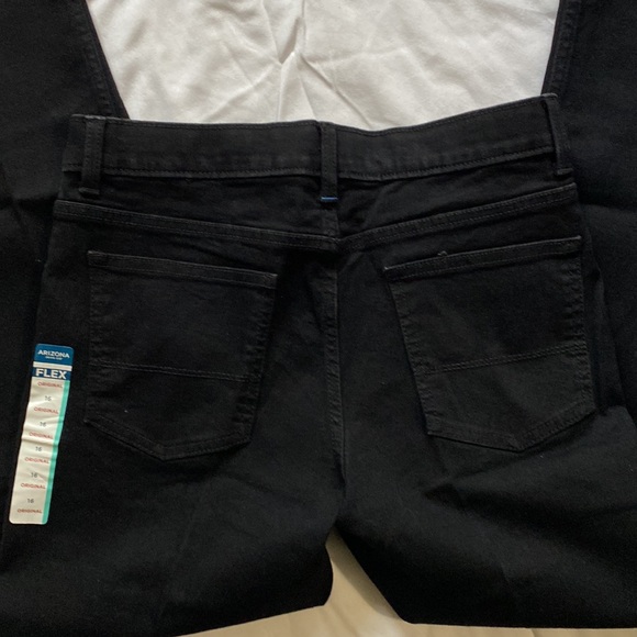 BLACK-NEW-NEVER WORN- Arizona Jean Co-Boys-size 16 - original fit - Picture 6 of 6